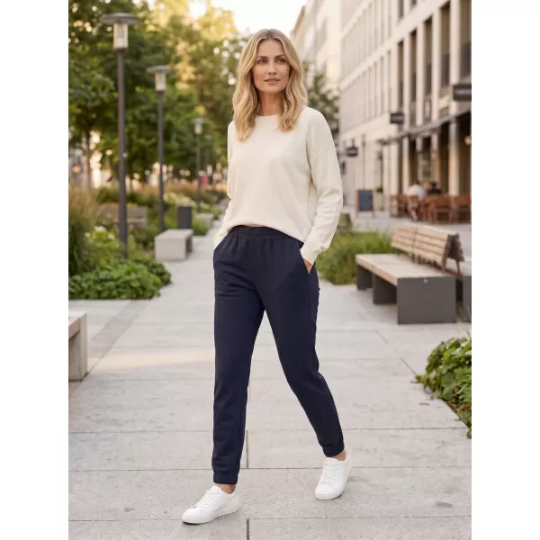  Pantaloni de trening pentru femei SAM 73 MAGDALENA WK 808 ALBASTRU ÎNCHIS 