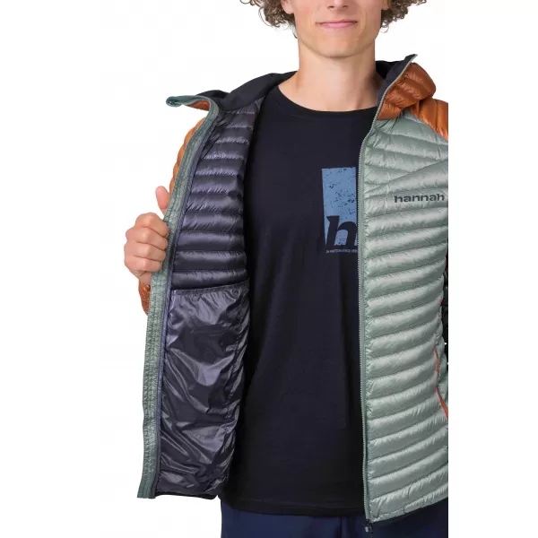  Jachetă pentru bărbați HANNAH MIO HOODY CĂDERE RUGINA/CRIN 