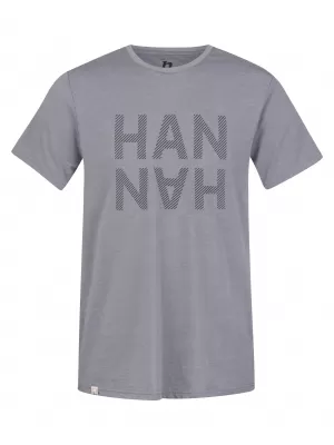 Tricou pentru bărbați HANNAH GREM GRI OȚEL MEL/NEGRU