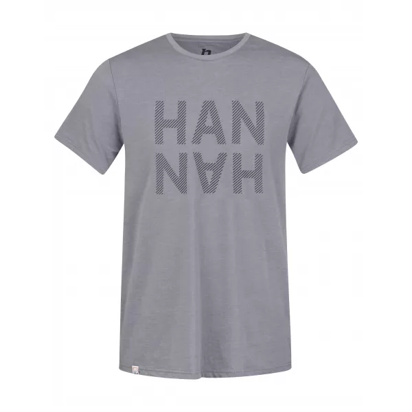  Tricou pentru bărbați HANNAH GREM GRI OȚEL MEL/NEGRU 