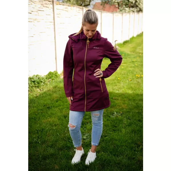  Palton softshell dama ALTISPORT CIARA BURGUNDIA 