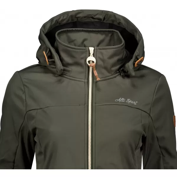  Palton softshell dama ALTISPORT CIARA KAKI 