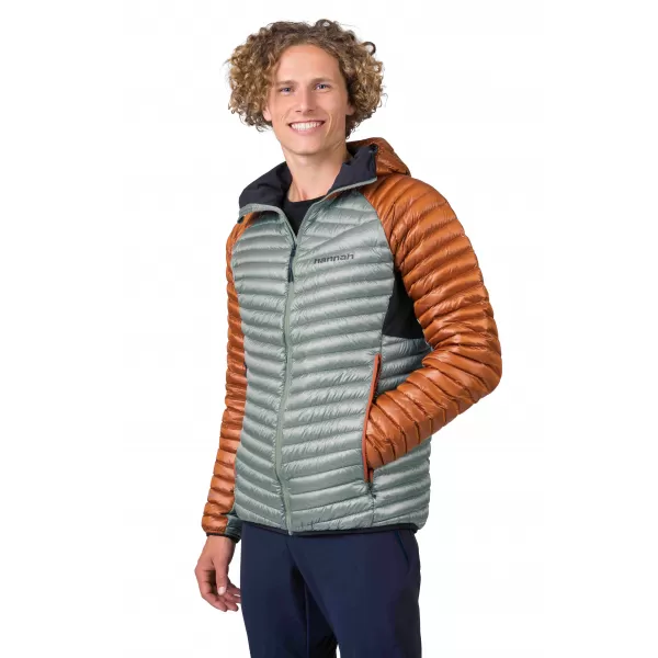  Jachetă pentru bărbați HANNAH MIO HOODY CĂDERE RUGINA/CRIN 