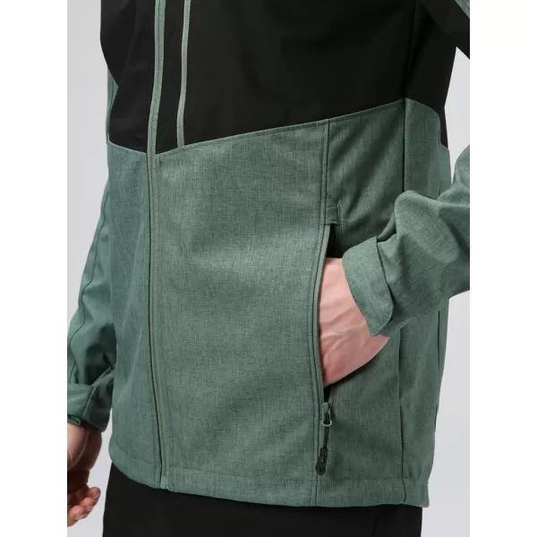  Jachetă softshell pentru bărbați LOAP LADAN SFM2401 VERDE 