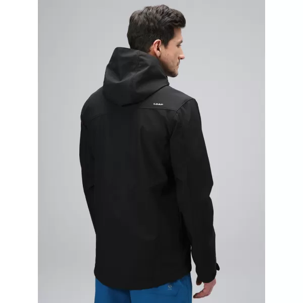  Jachetă softshell pentru bărbați LOAP LADAN SFM2401 NEGRU 