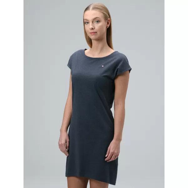  Rochie LOAP AUDANA CLW2436 ALBASTRU ÎNCHIS 