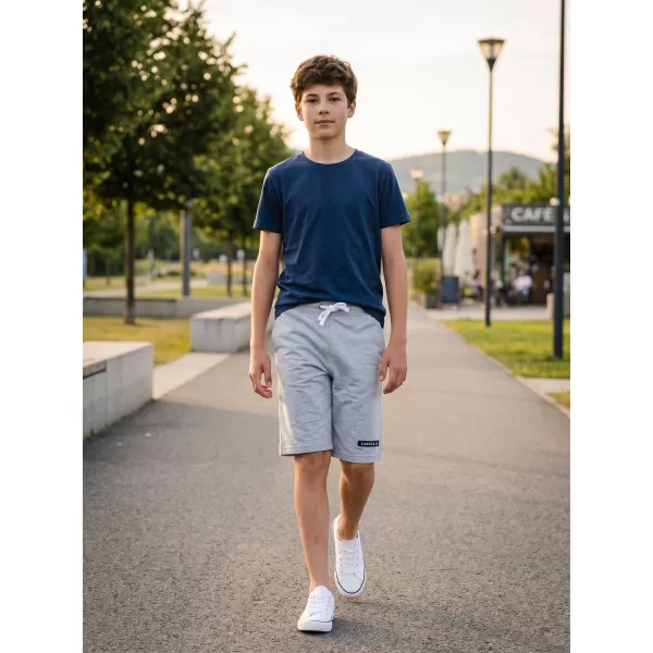  Pantaloni scurți pentru băieți SAM 73 FLOP KS 510 GRI DESCHIS 