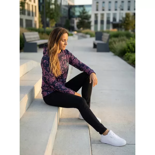  Hanorac funcțional premium pentru femei ALTISPORT VOJ/ALW025MI01 ALBASTRU INCHIS 