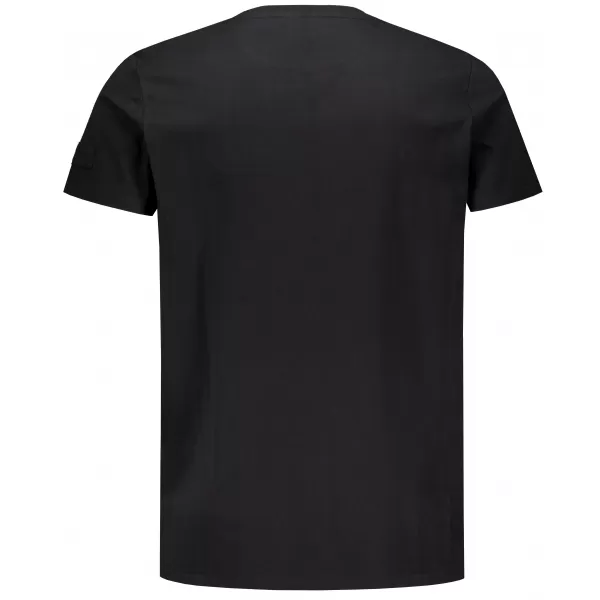  Tricou pentru bărbați KIXMI SIMEON NEGRU 
