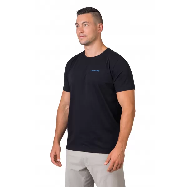  Tricou pentru bărbați HANNAH RAVI ANTRACIT/ALB 