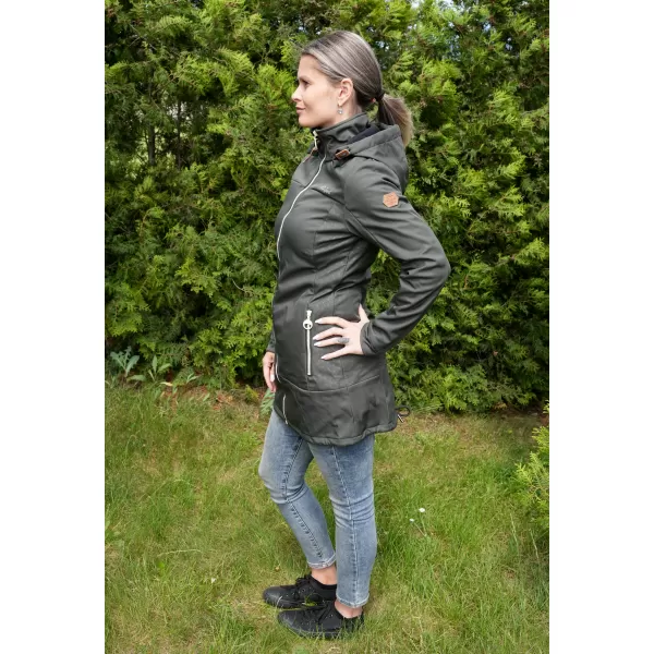  Palton softshell dama ALTISPORT CIARA KAKI 