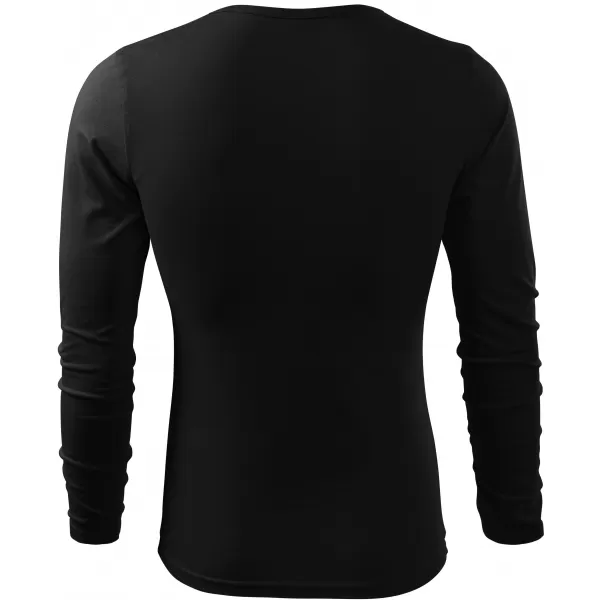  Tricou pentru bărbați cu mâneci lungi ALTISPORT NoPrint NP/ALM911 NEGRU 