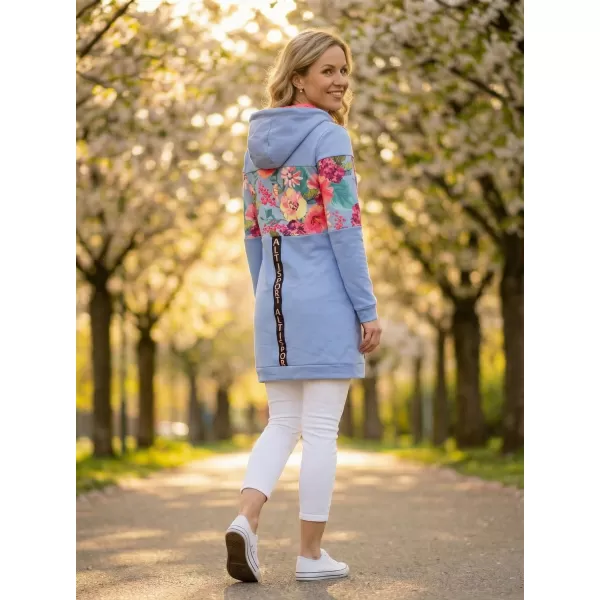  Hanorac de dama ALTISPORT CECILY ALBASTRU 