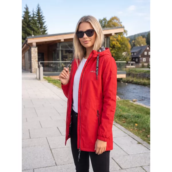  Geaca de dama ALTISPORT CHELSIE ROȘU 
