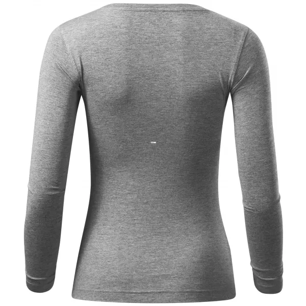  Tricou de damă cu mâneci lungi ALTISPORT NoPrint NP/ALW961 EVIDENȚIERI GRI ÎNCHIS 