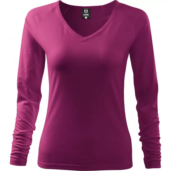  Tricou de damă cu mâneci lungi ALTISPORT NoPrint NP/ALW721 FUCSIE 