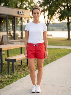 Pantaloni scurți de damă SAM 73 AVRIL WS 795 ROŞU