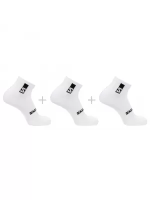Șosete SALOMON EVERYDAY ANKLE 3-PACK LC2086500 ALB/ALB/ALB