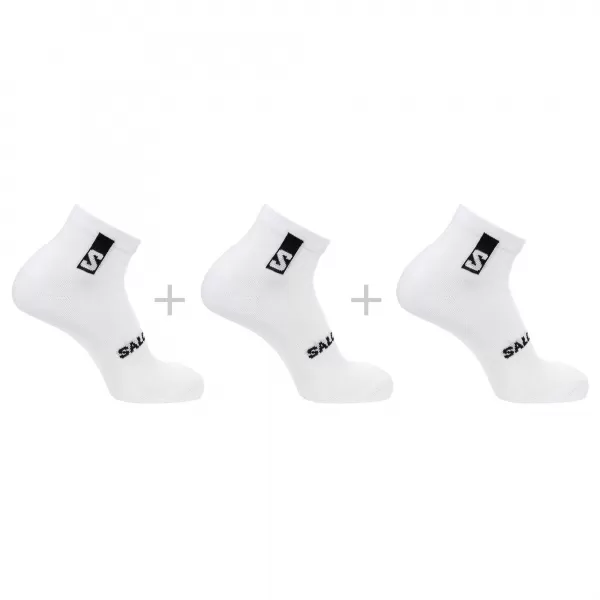 Șosete SALOMON EVERYDAY ANKLE 3-PACK LC2086500 ALB/ALB/ALB 