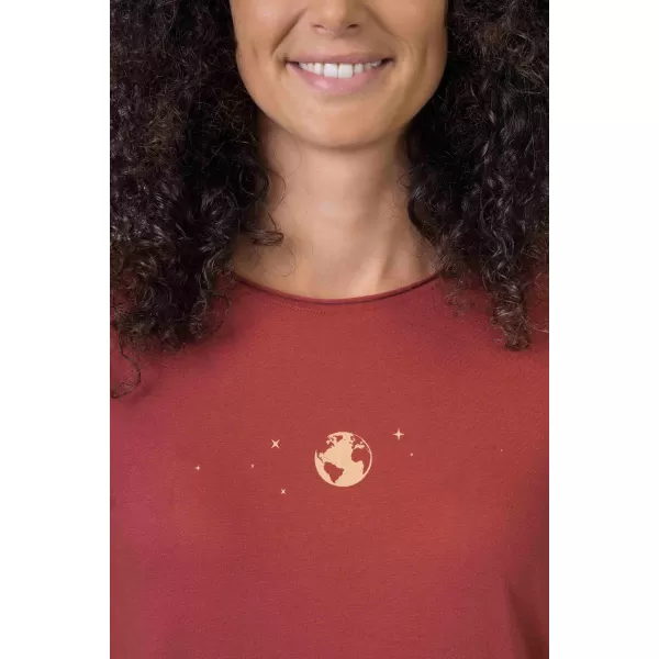  Tricou pentru femei HANNAH EDITH MARSALA 
