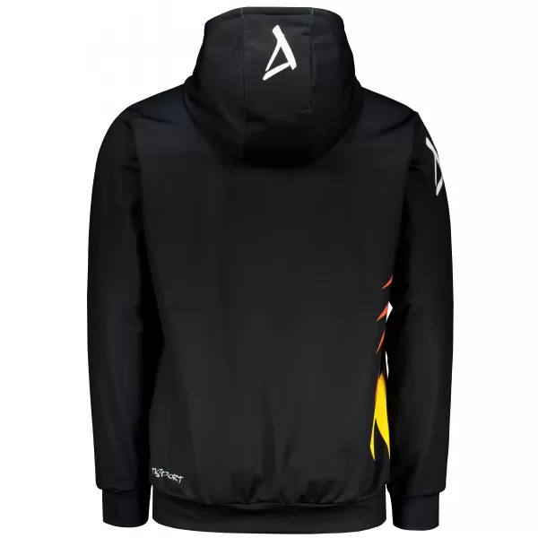  Hanorac funcțional premium pentru bărbați ALTISPORT VOJ/ALM029MI01 NEGRU-PORTOCALIU 