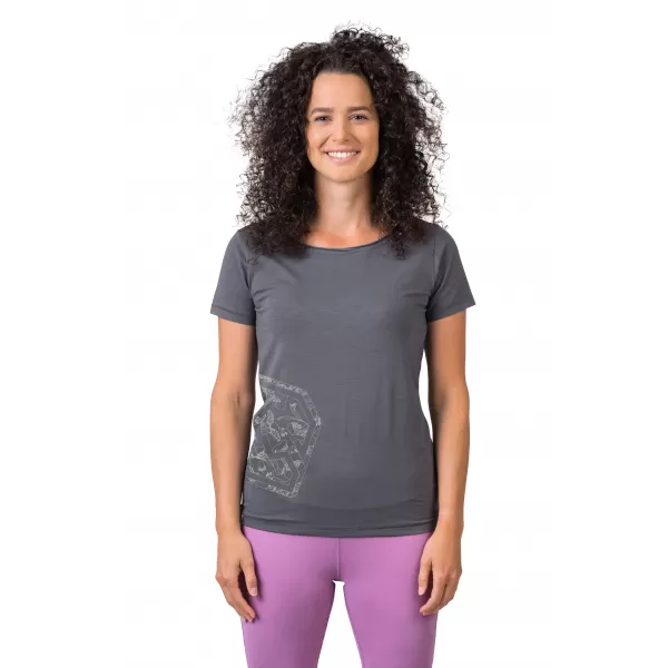  Tricou pentru femei HANNAH ZOEY II ASFALT 