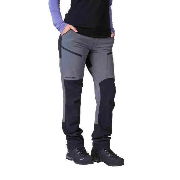  Pantaloni de dama HANNAH TORGA CU DUNGI GRI/ANTRACIT 