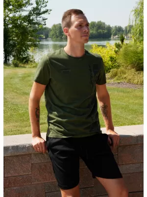 Tricou pentru bărbați ALTISPORT CALISTO MILITAR