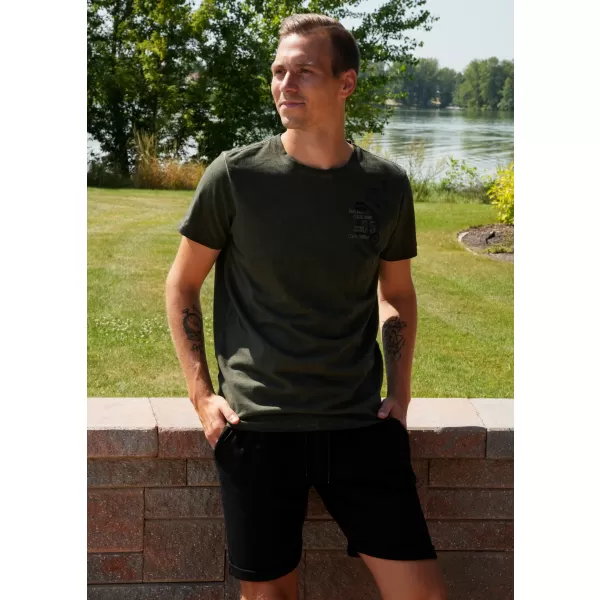  Tricou pentru bărbați ALTISPORT CLARK KAKI 