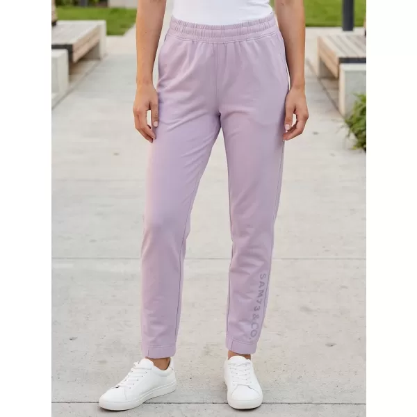  Pantaloni de trening pentru femei SAM 73 MAGDALENA WK 808 LAVANDĂ 