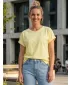 Tricou pentru femei SAM 73 CAROLINA WT 908 GALBEN DESCHIS