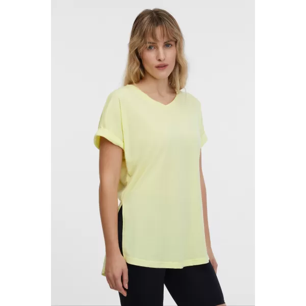  Tricou pentru femei SAM 73 CAROLINA WT 908 GALBEN DESCHIS 