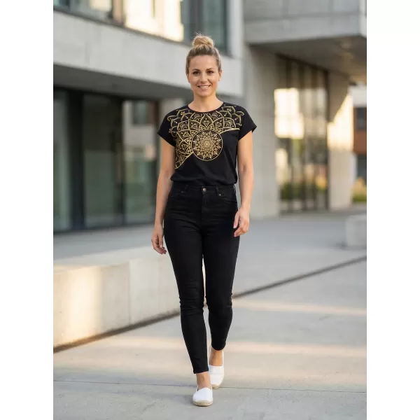  Tricou pentru femei SAM 73 MILAGROS WT 911 NEGRU 