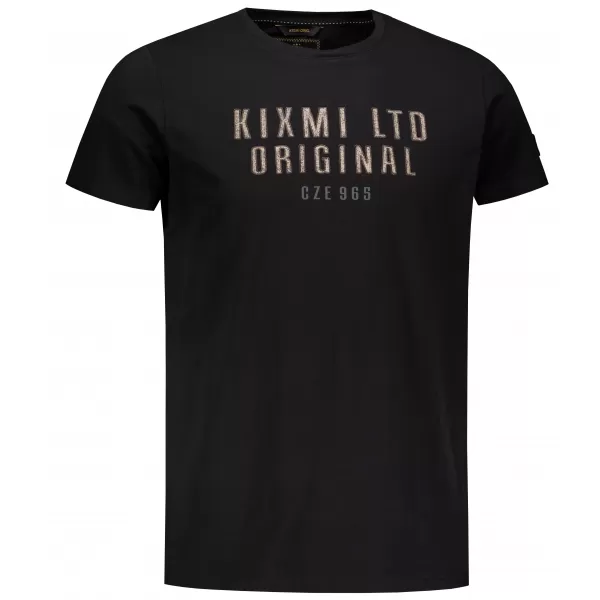  Tricou pentru bărbați KIXMI SALEM NEGRU 