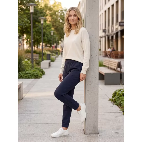  Pantaloni de trening pentru femei SAM 73 MAGDALENA WK 808 ALBASTRU ÎNCHIS 