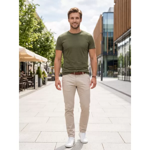  Tricou pentru bărbați ALTISPORT NoPrint NP/ALM921 MILITAR 