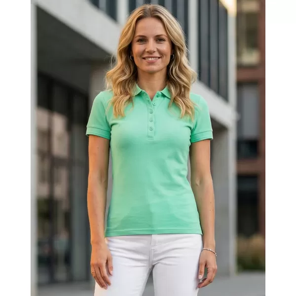  Tricou de damă cu guler ALTISPORT NoPrint NP/ALW012 MENTĂ 