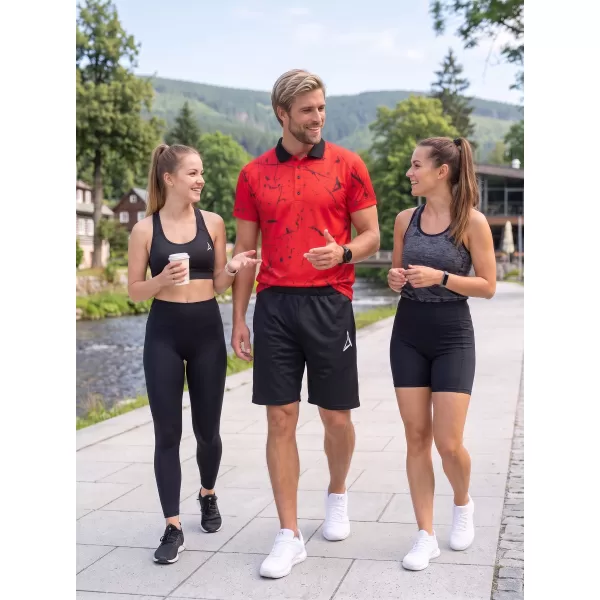  Pantaloni scurți funcționali premium pentru bărbați ALTISPORT VOJ/ALM013KRA01 NEGRU 