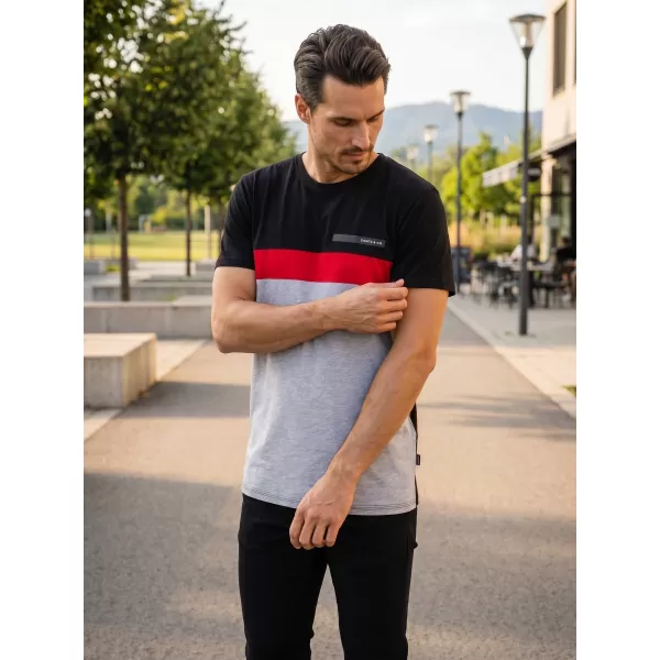  Tricou pentru bărbați SAM 73 ERNESTO MT 840 GRI DESCHIS 