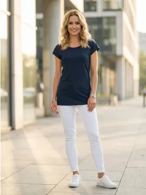 Tricou lung de damă ALTISPORT NoPrint NP/ALW321 ALBASTRU MARIN