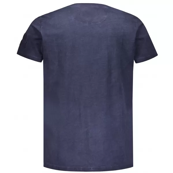  Tricou pentru bărbați KIXMI SALEM ALBASTRU INCHIS 