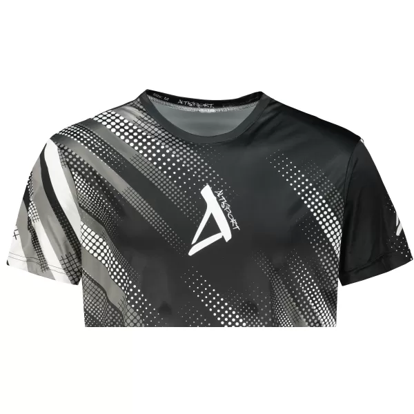  Tricou funcțional premium pentru bărbați ALTISPORT VOJ/ALM028TR01 ALB-NEGRU 