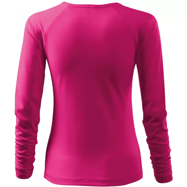  Tricou de damă cu mâneci lungi ALTISPORT NoPrint NP/ALW721 ZMEURĂ 