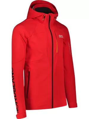 Jachetă softshell pentru bărbați NORDBLANC LORD NBSSM8007 ROŞU