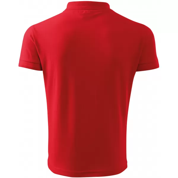  Tricou pentru bărbați cu guler ALTISPORT NoPrint NP/ALM302 ROȘU 