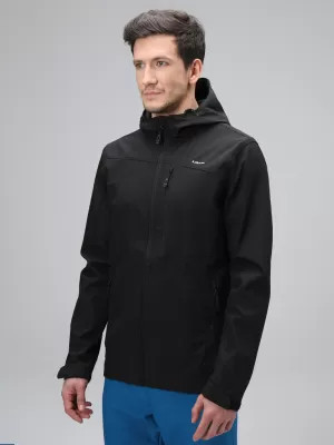 Jachetă softshell pentru bărbați LOAP LADAN SFM2401 NEGRU