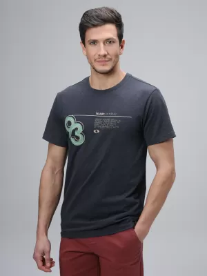 Tricou pentru bărbați LOAP BESNUR CLM2417 ALBASTRU ÎNCHIS