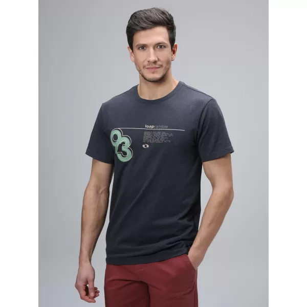  Tricou pentru bărbați LOAP BESNUR CLM2417 ALBASTRU ÎNCHIS 