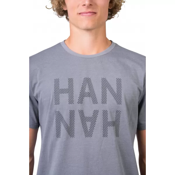  Tricou pentru bărbați HANNAH GREM GRI OȚEL MEL/NEGRU 