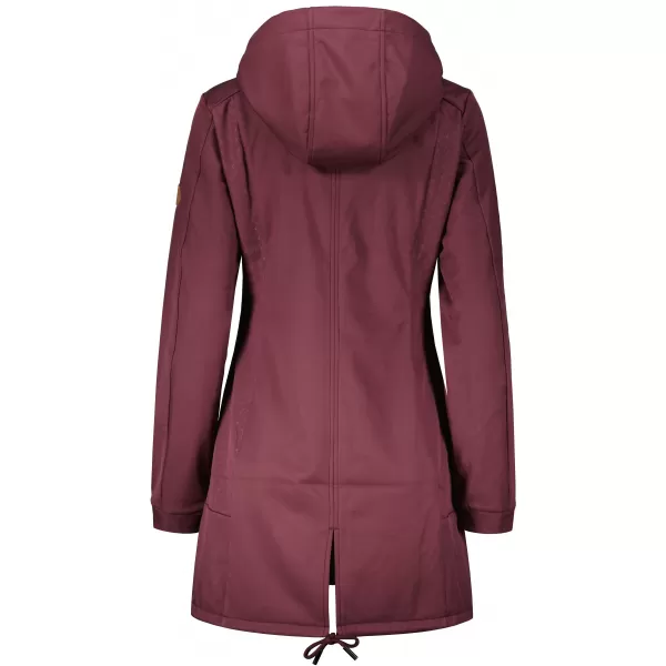  Palton softshell dama ALTISPORT CIARA BURGUNDIA 